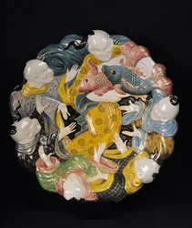 Plato ornamental, c.1880